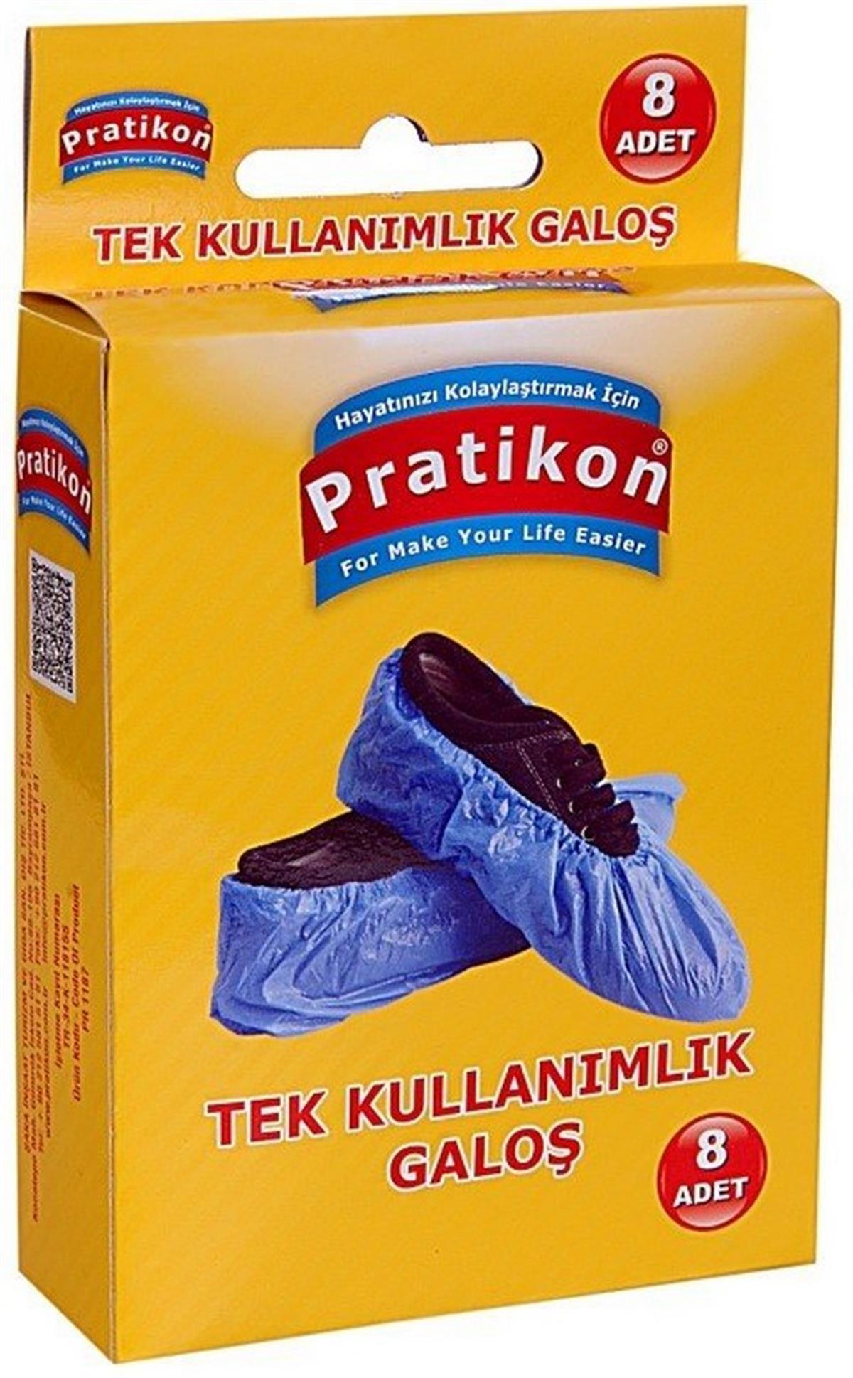 Pratikon Galoş 8 Adetli Tek Kullanımlık Large Boy 