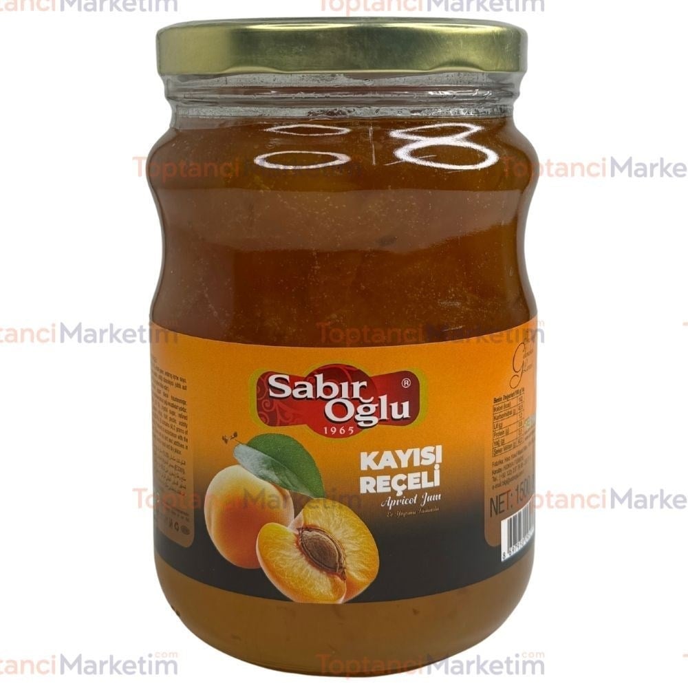 Sabıroğlu 1500 Gr Cam Kayısı Reçeli x6 lı Koli