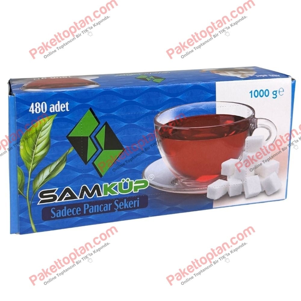 Samküp 1 kg Küp Şeker (480 Adetli)