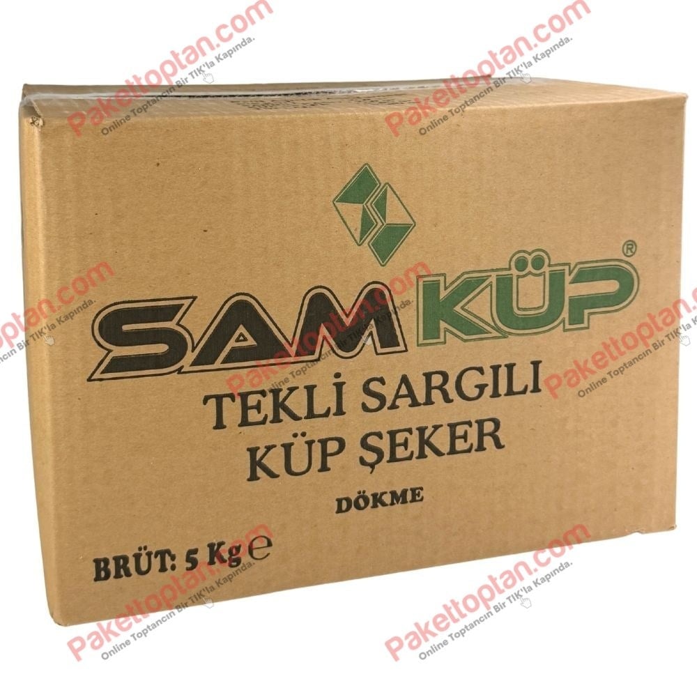Samküp 5 Kg Tek Sargılı Küp Şeker