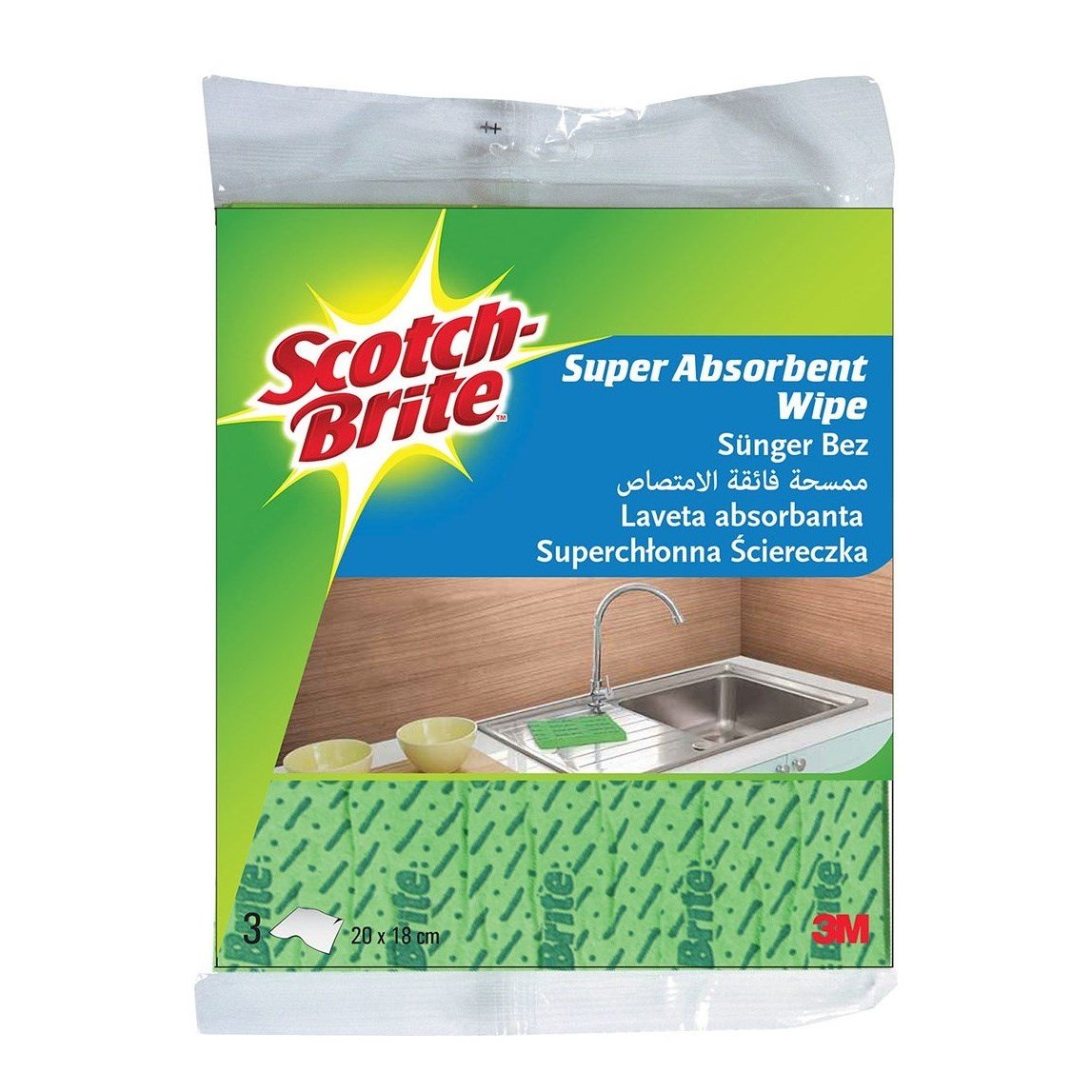 Scotch Brite 3 lü Sünger Bez