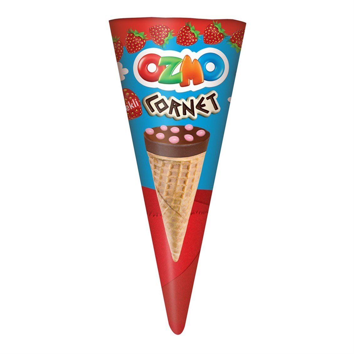 Şölen Ozmo Cornet Gofret 25 Gr Çilekli x24 lü Paket