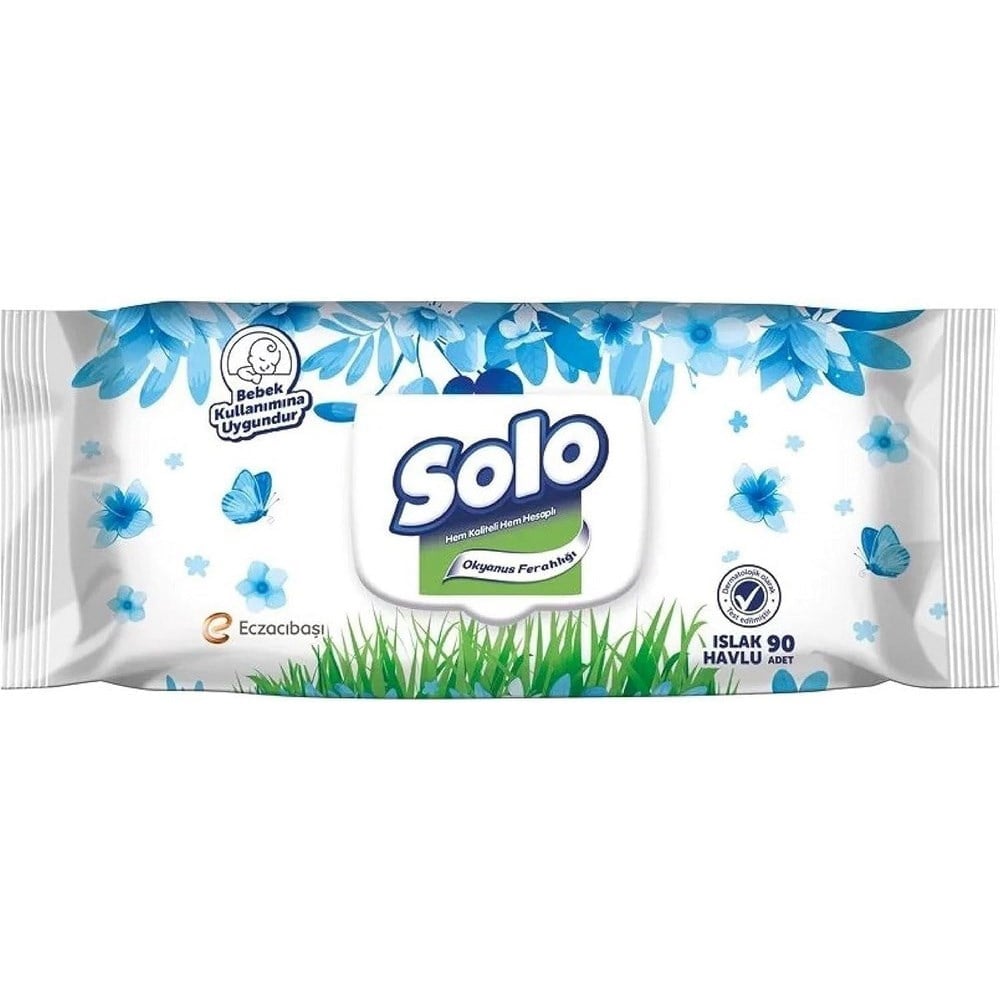 Solo Islak Havlu 90 lı Okyanus x24 lü Koli