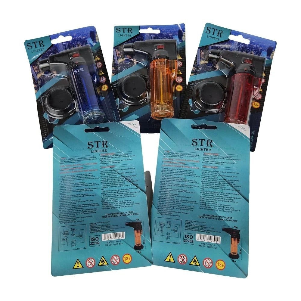Str Pürmüzlü Mutfak Çakmağı Şeffaf DMR-525 x10 lu Paket