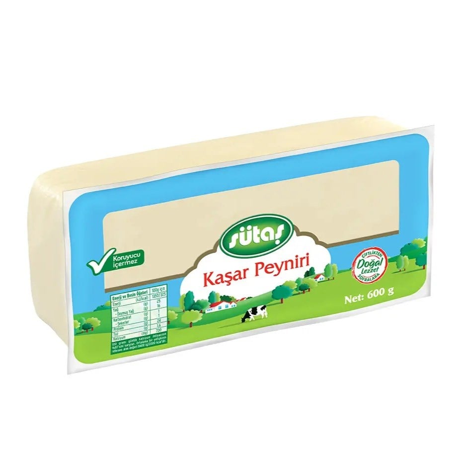 Sütaş Kaşar Peyniri 600 Gr