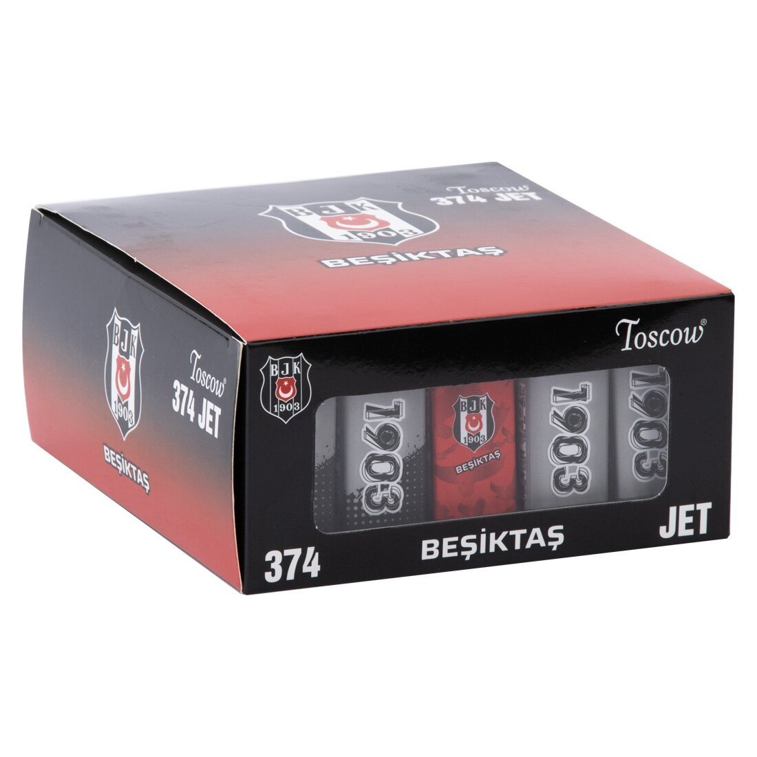 Toscow 374 Jet Çakmak Beşiktaş x50 li Paket