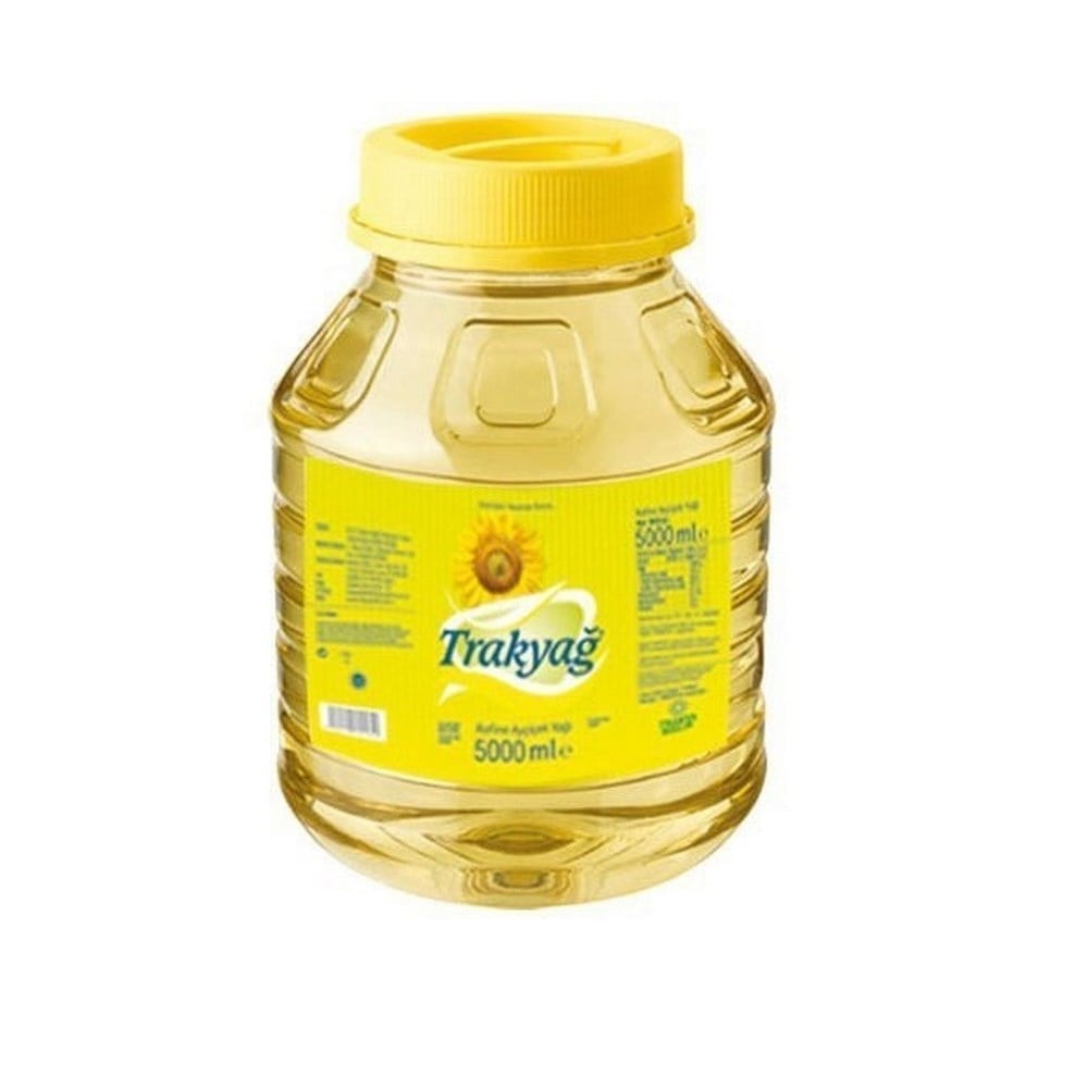 Trakyağ 5 lt Ayçiçek Yağı x4 lü Koli