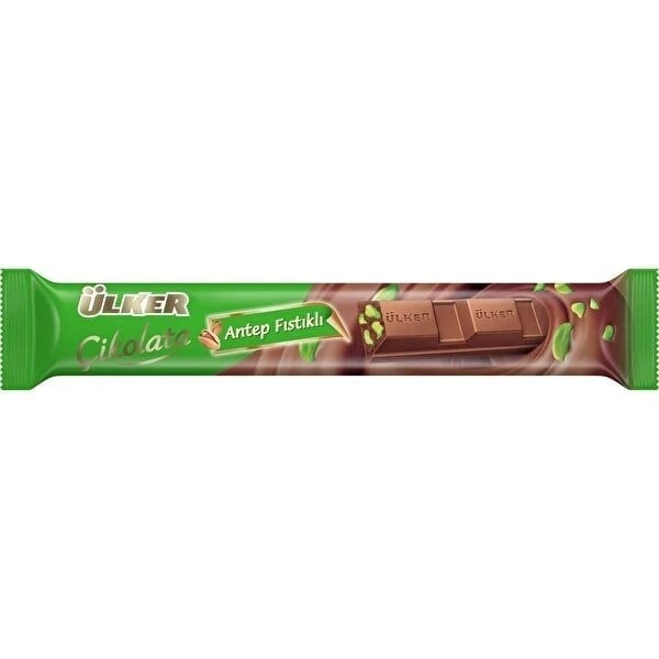Ülker Baton Çikolata 14 Gr Antep Fıstıklı Sütlü x24 lü Paket