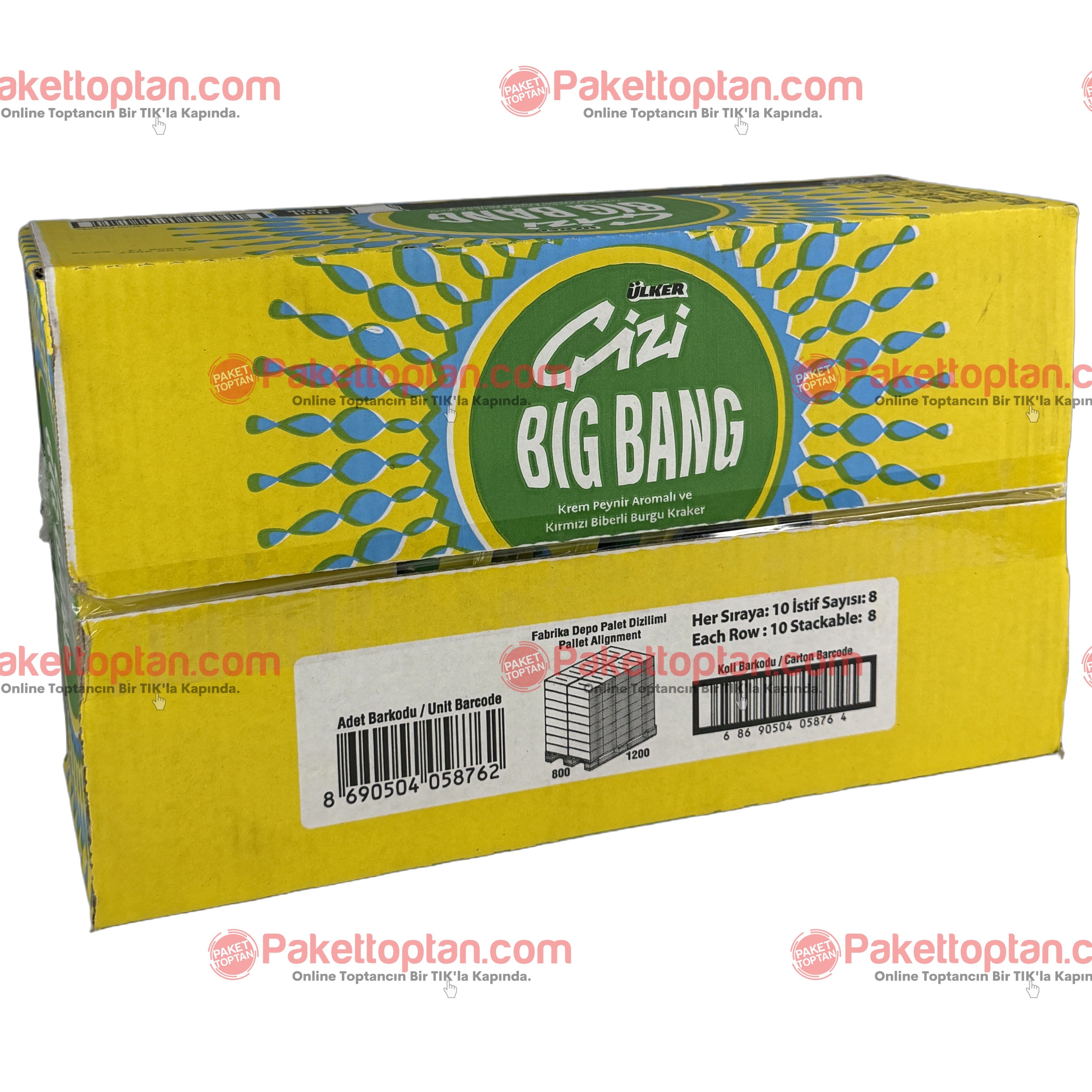 Ülker Çizi Bigbang 70 Gr Krem Peynir x16 lı Koli