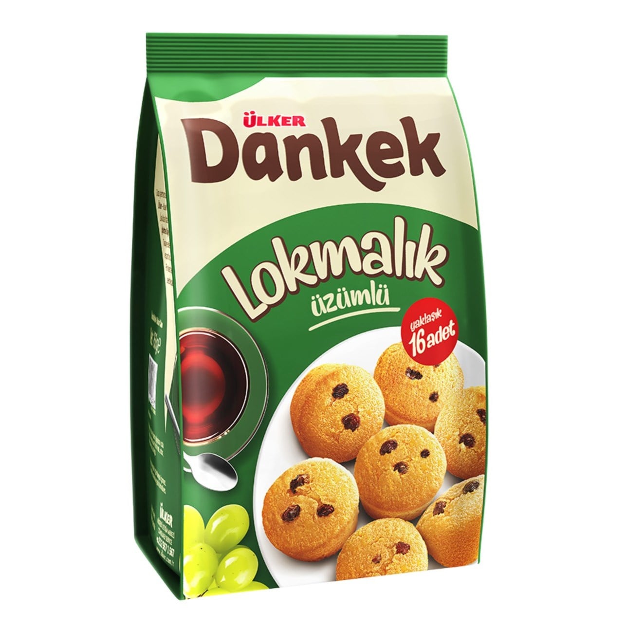 Ülker Dankek Lokmalık Üzümlü 160 Gr x10 lu Koli