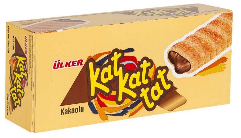 Ülker Kat Kat Tat Fındıklı Milföy 25 Gr x24 lü Koli