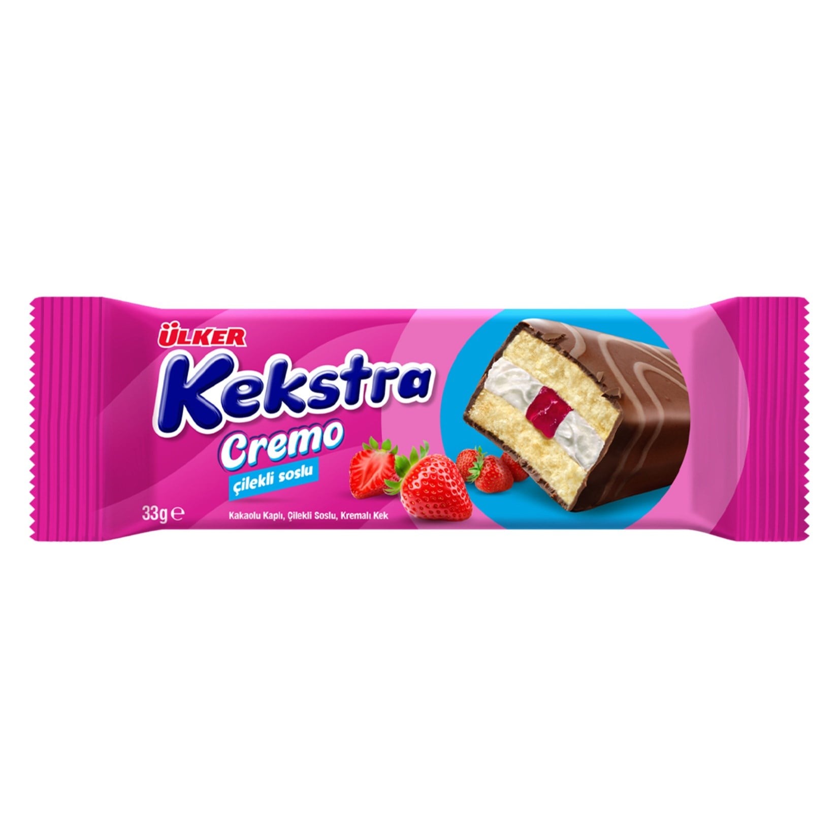 Ülker Kekstra Cremo Çilekli 33 Gr x15 li Koli