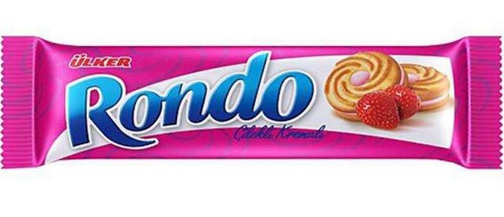 Ülker Kremalı Rondo Çilek Arom. Bisk. 61 gr x24 lü Koli