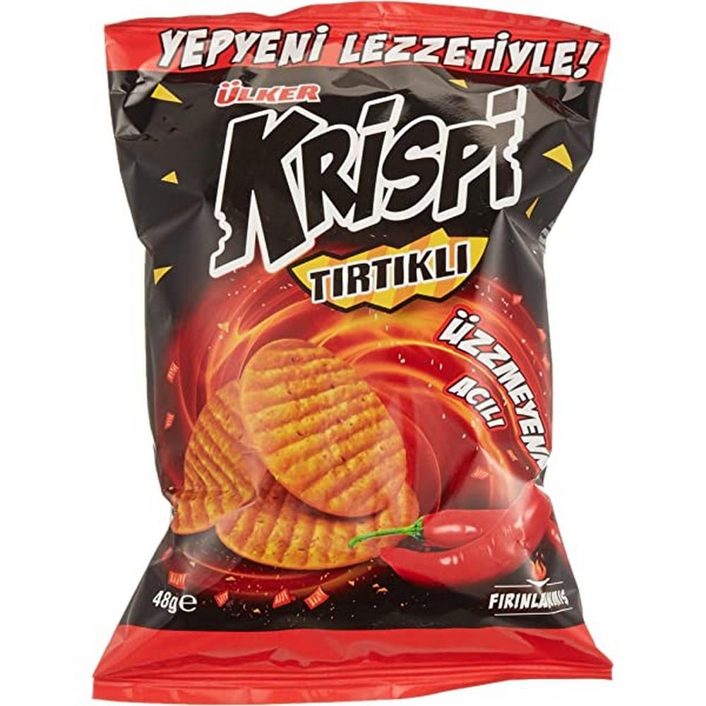 Ülker Krispi Tırtıklı Acılı Kraker 48 Gr x20 li Koli