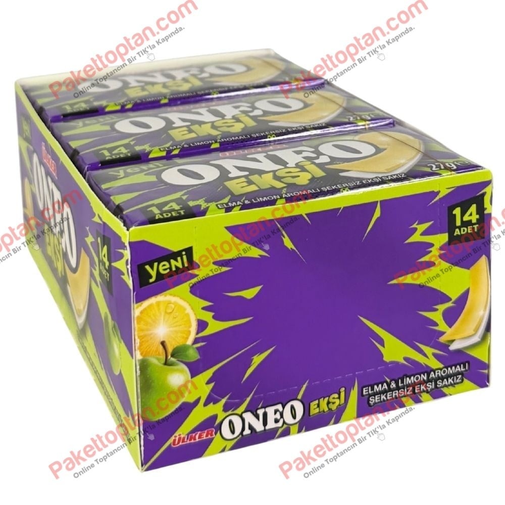 Ülker Oneo 27 Gr Ekşi Elma ve Limon x18 li Paket