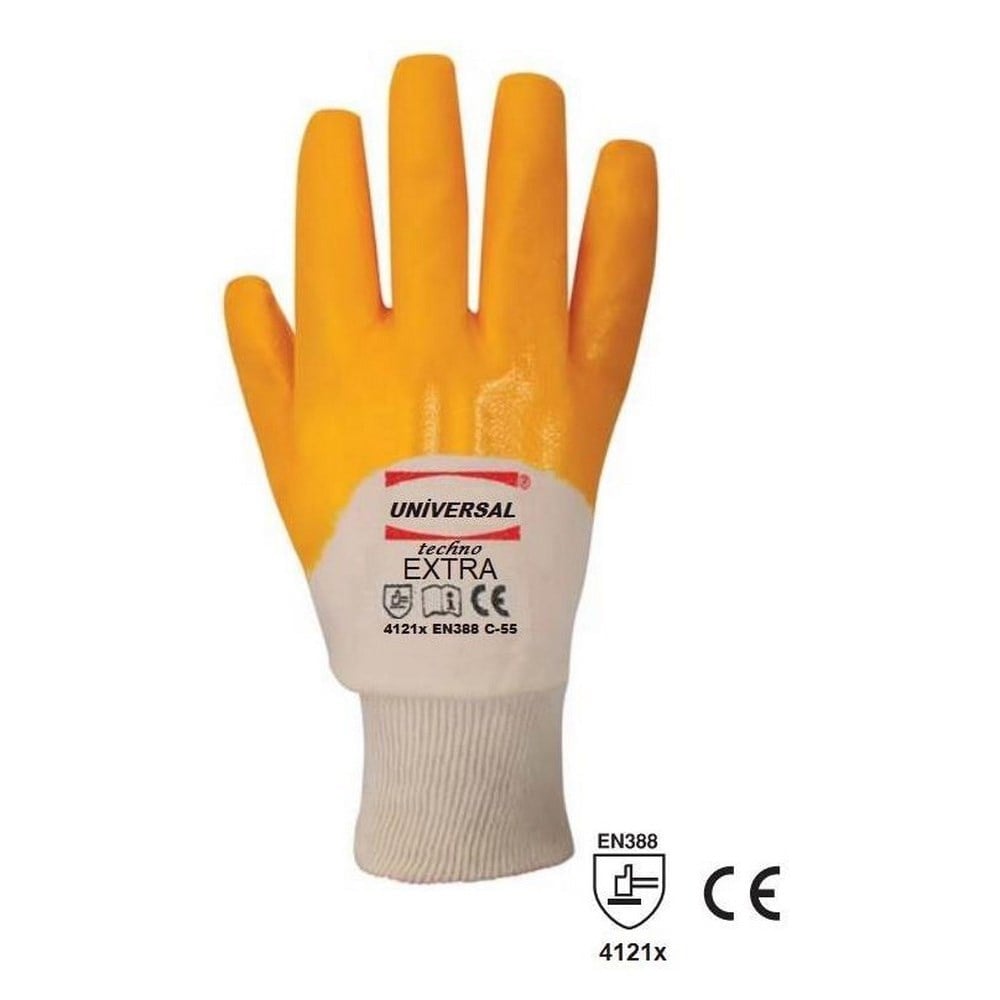 Universal Techno Ekstra C-55 Sarı İş Eldiveni 10 No  x12 li Paket