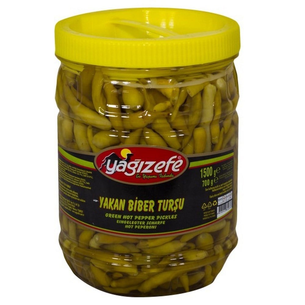 Yağızefe 1400 Gr Yakan Biber Turşusu