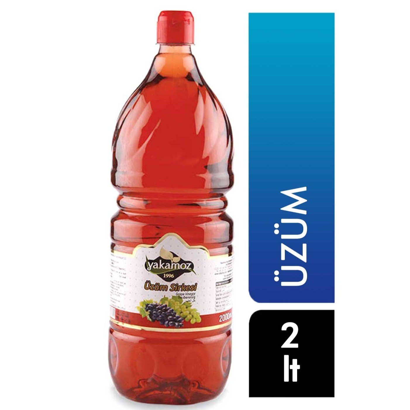 Yakamoz 2 Lt Üzüm Sirkesi x9 lu Koli