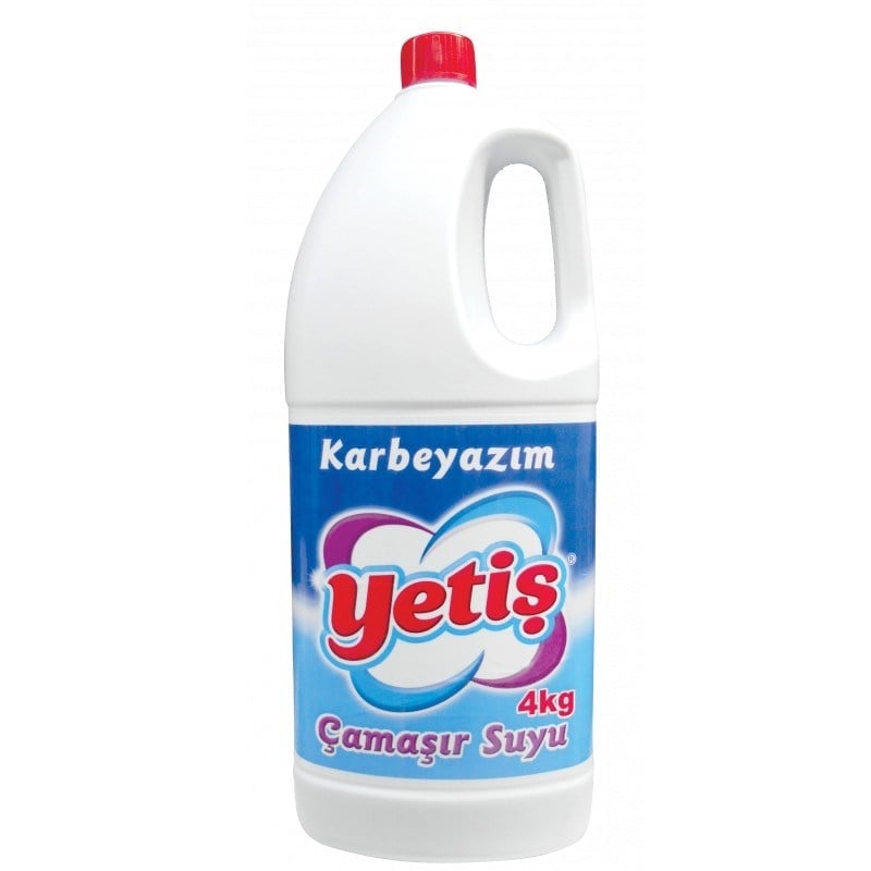 Yetiş Çamaşır Suyu 4 Kg Normal x4 lü Koli