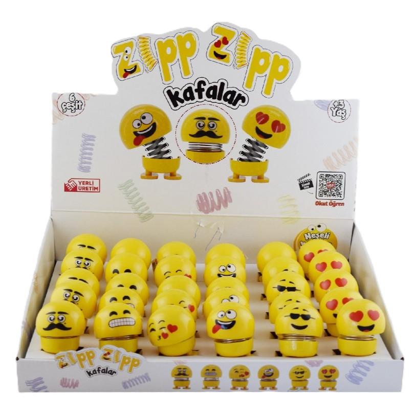 Zıpp Zıpp Emoji Kafalar x30 lu Paket