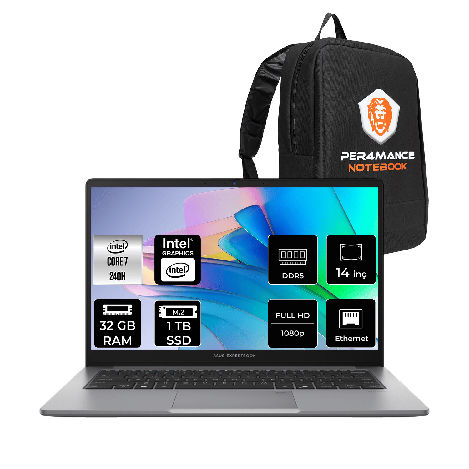 Asus ExperTBook P1 Intel Core 7 240H 32GB 1TB SSD 14