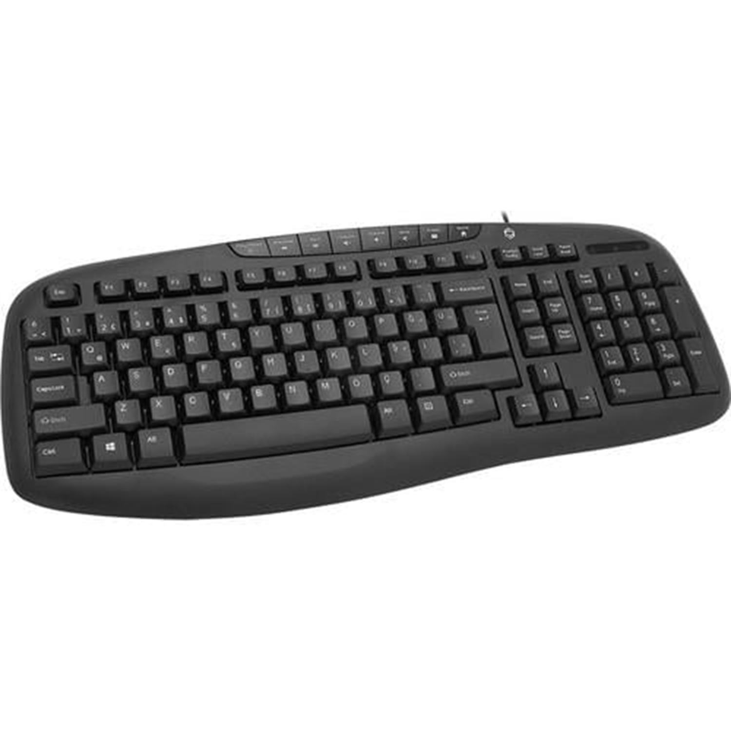Frısby Fk-4820Qu Multimedya Q Klavye Usb Kablolu Siyah