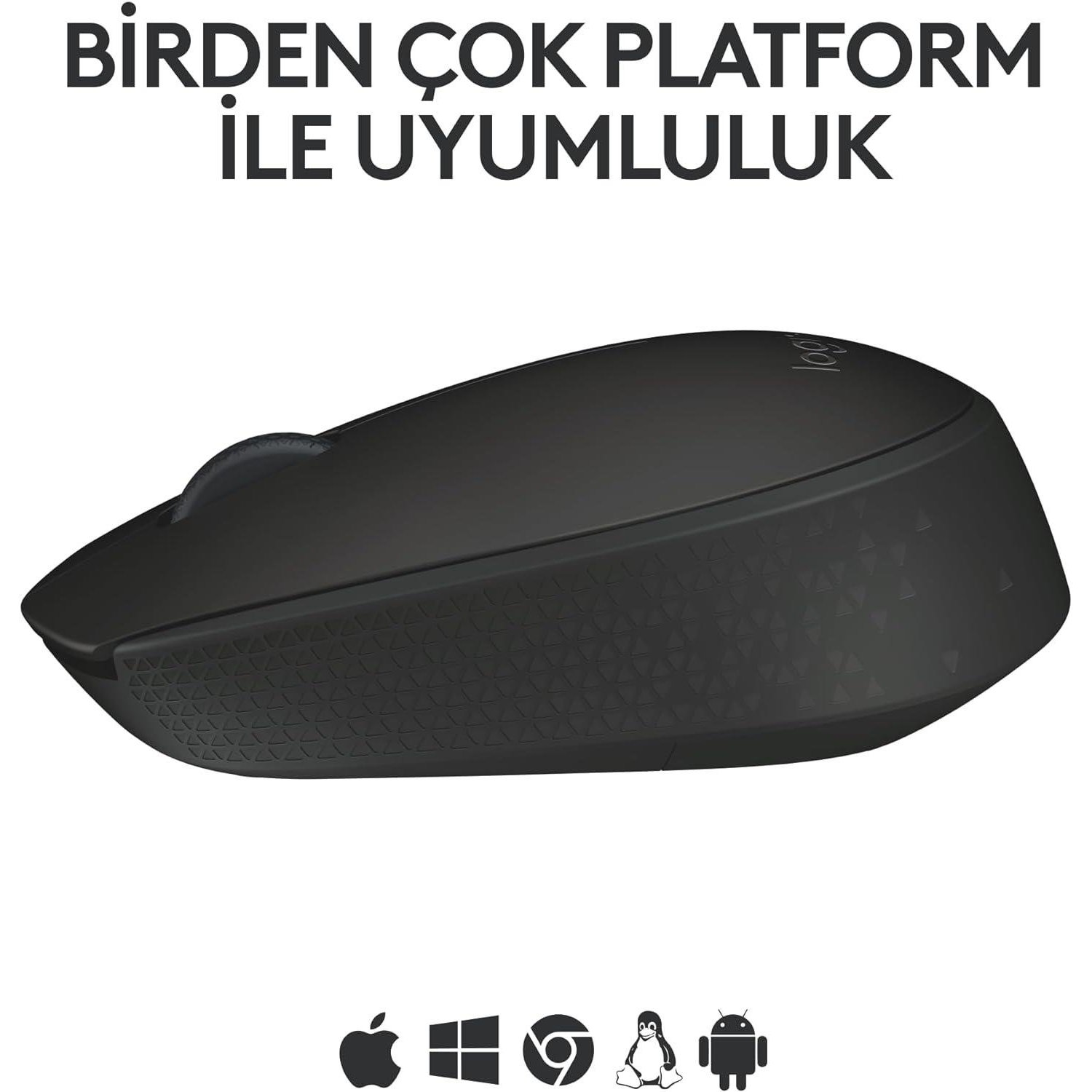 Logitech B170 Nano Mouse Kablosuz Siyah 910-004798