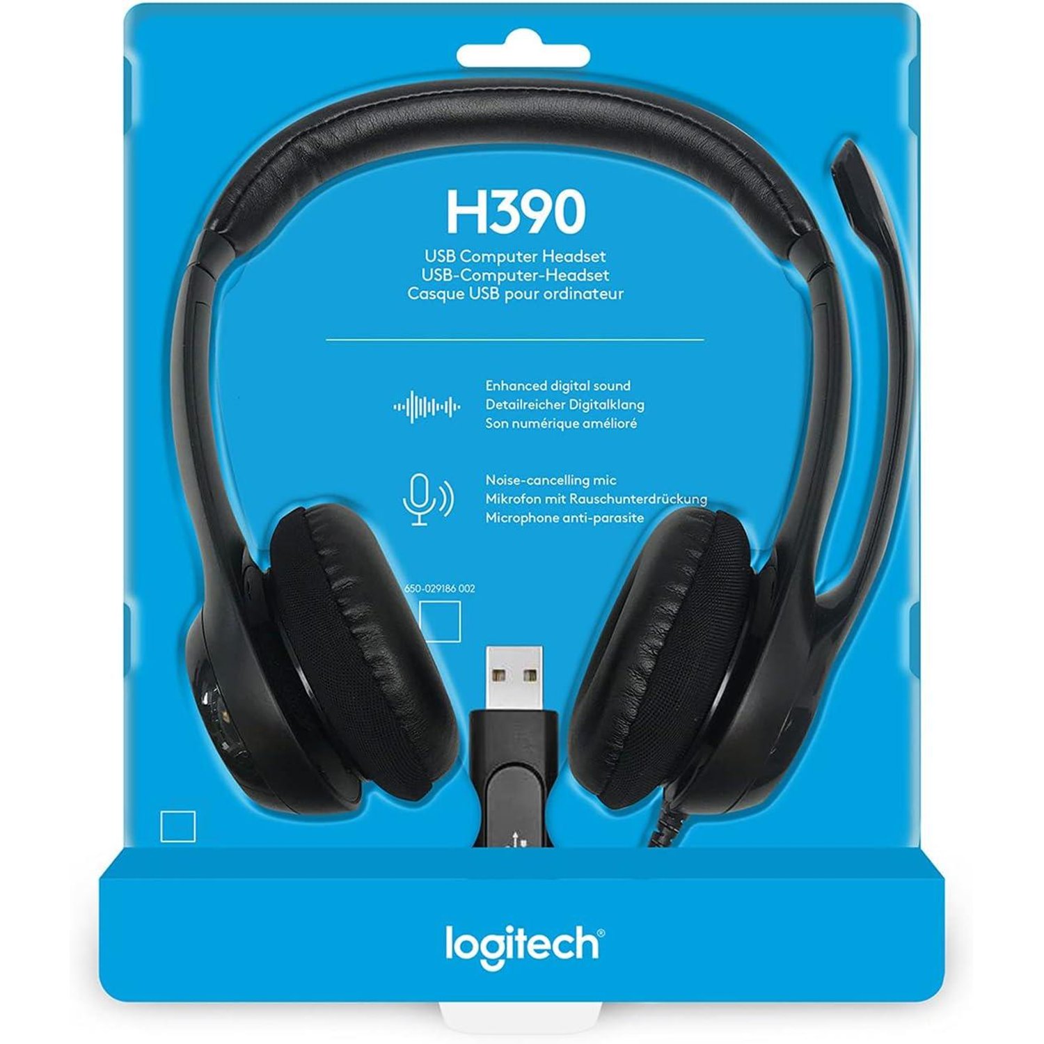Logitech H390 Mikrofonlu Siyah Kulaklık 981-000406