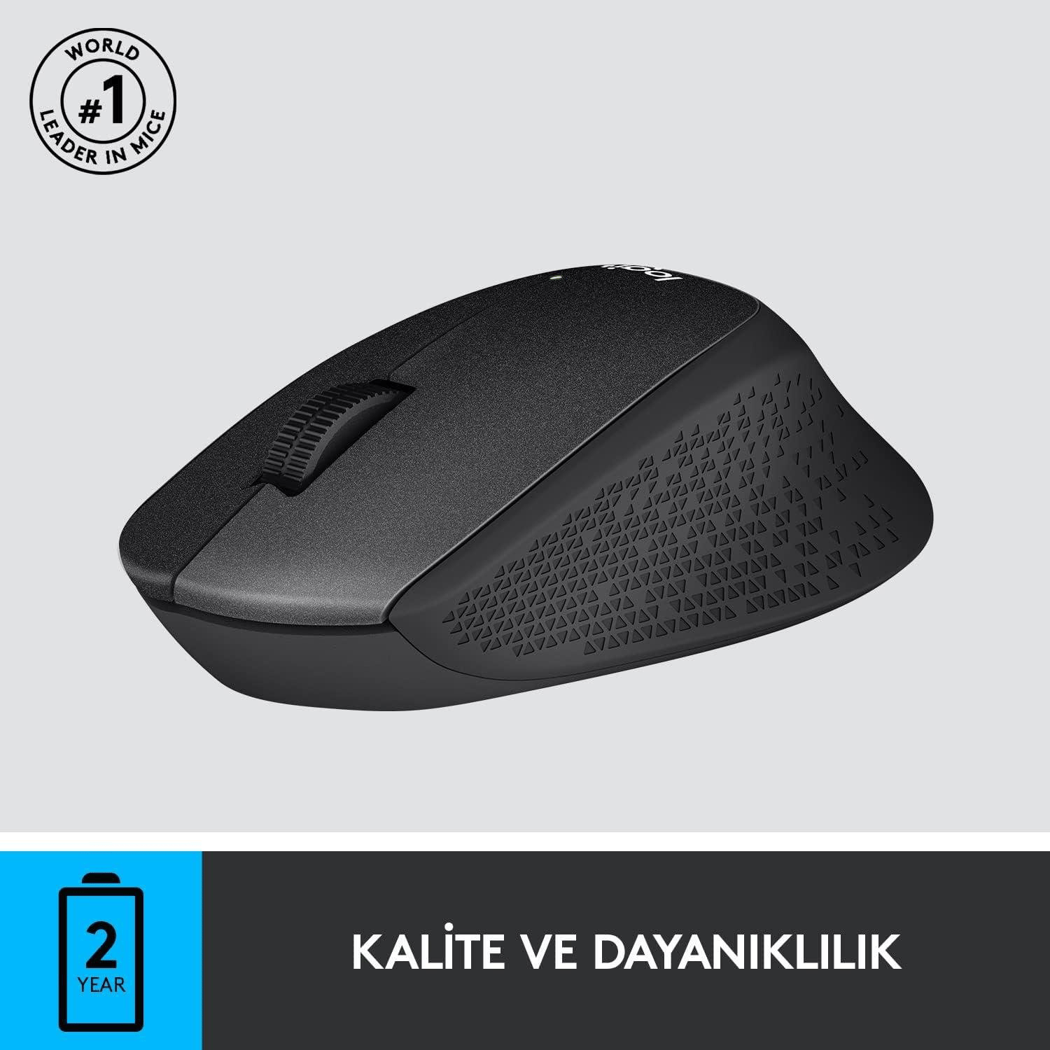 Logitech M330 Silent Kablosuz Siyah 910-004909