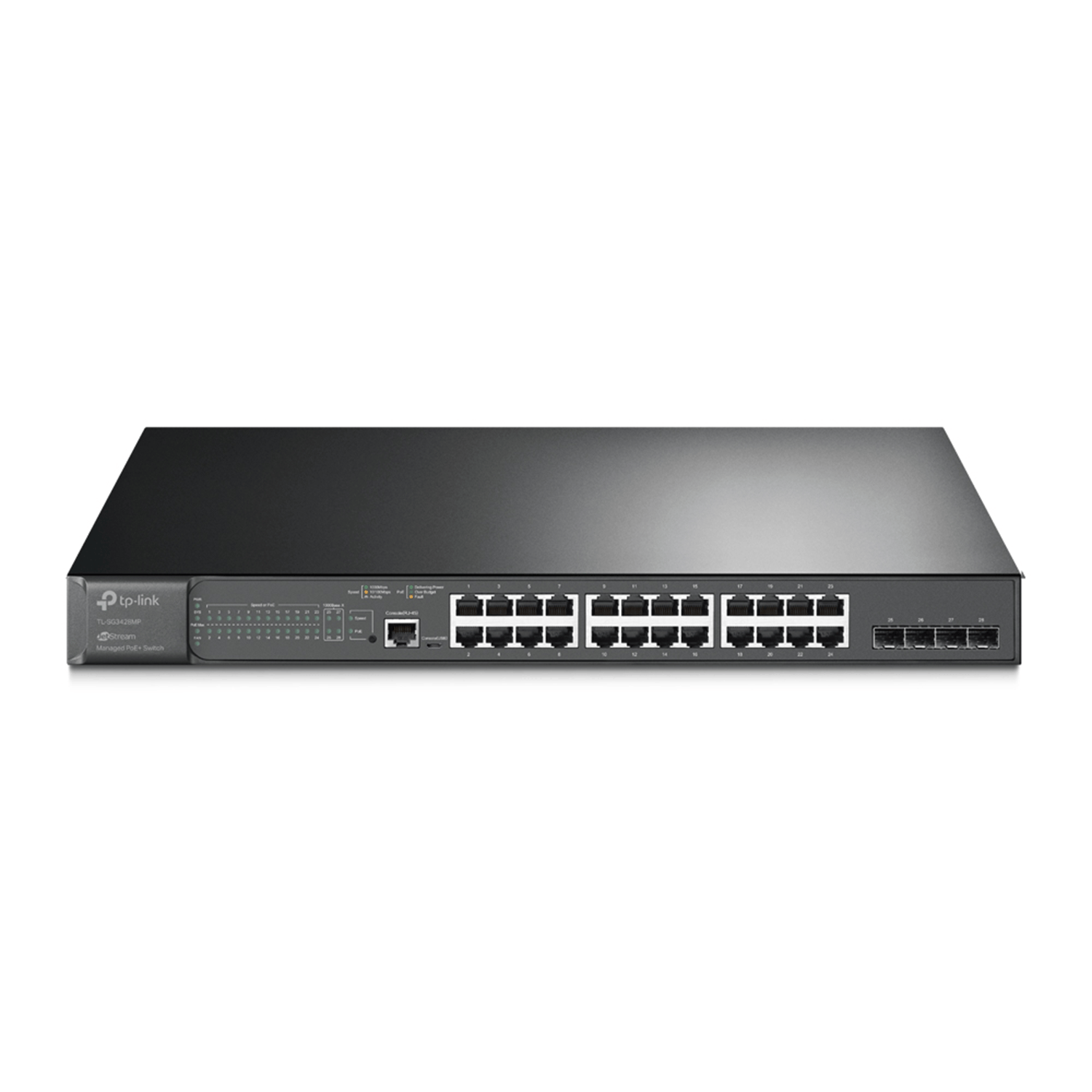 TP-Link TL-SG3428MP 24 Port 10/100/1000 Mbps Gigabit 4 Port SFP Switch