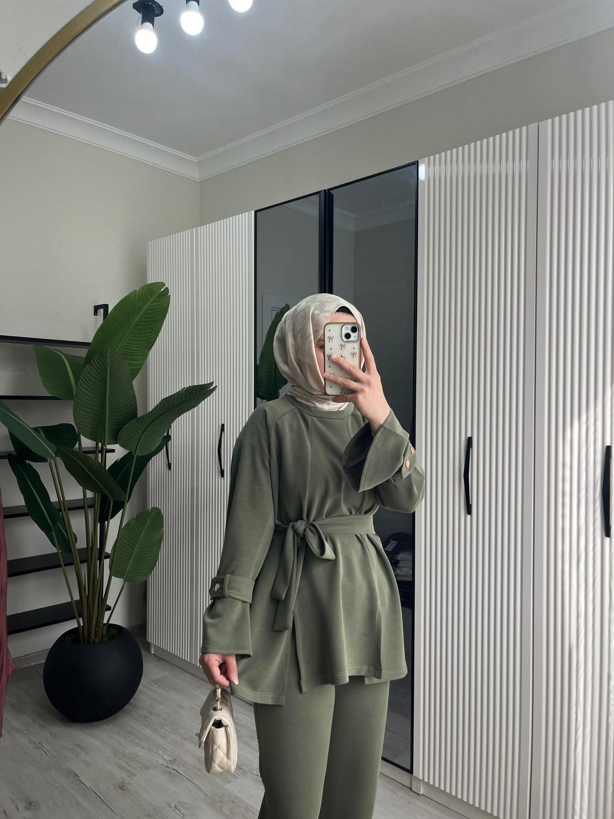 ADEL PANTOLON TAKIM / MİNT YEŞİLİ