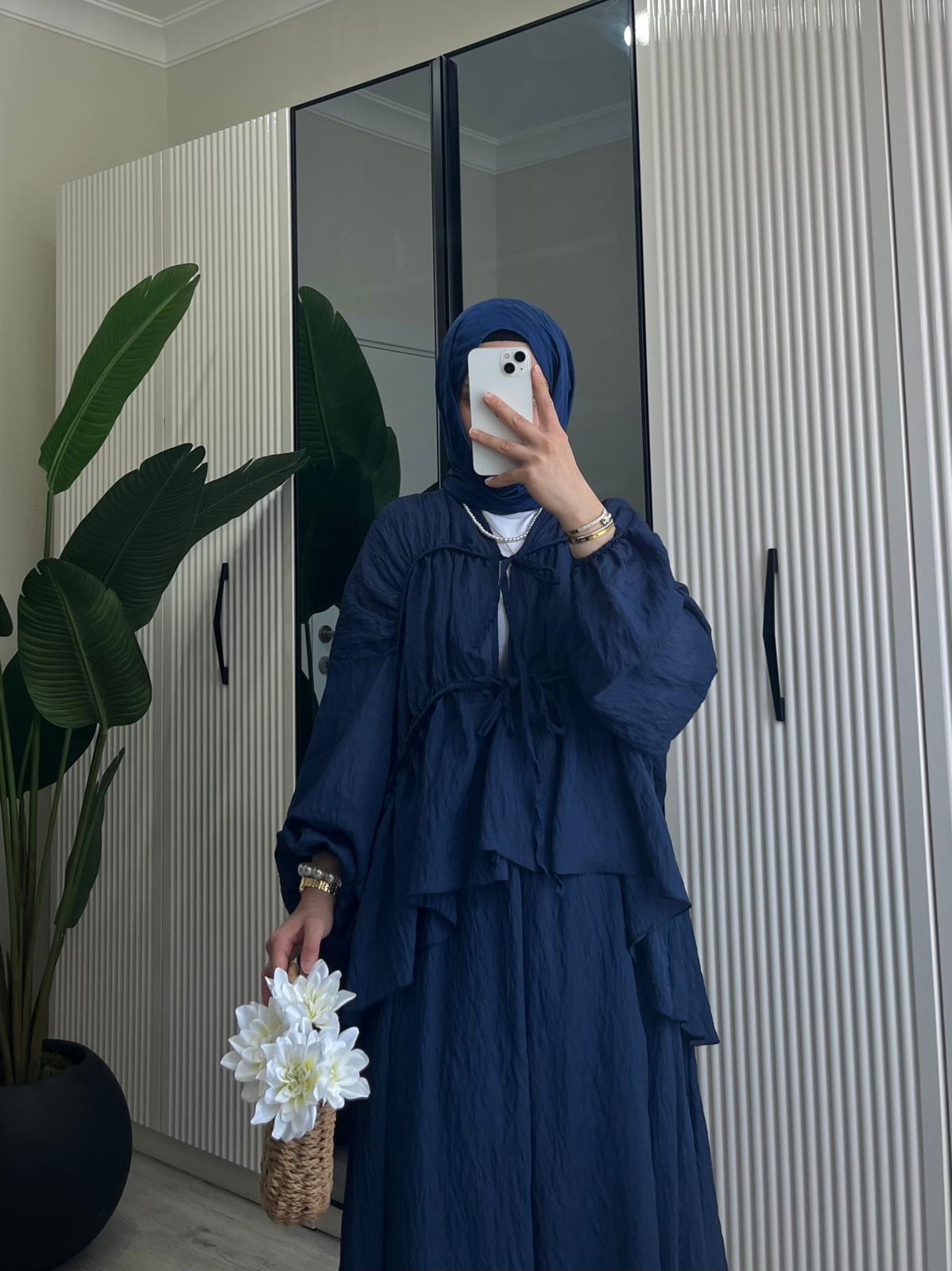 Flora Pinterest Etek Takım Lacivert