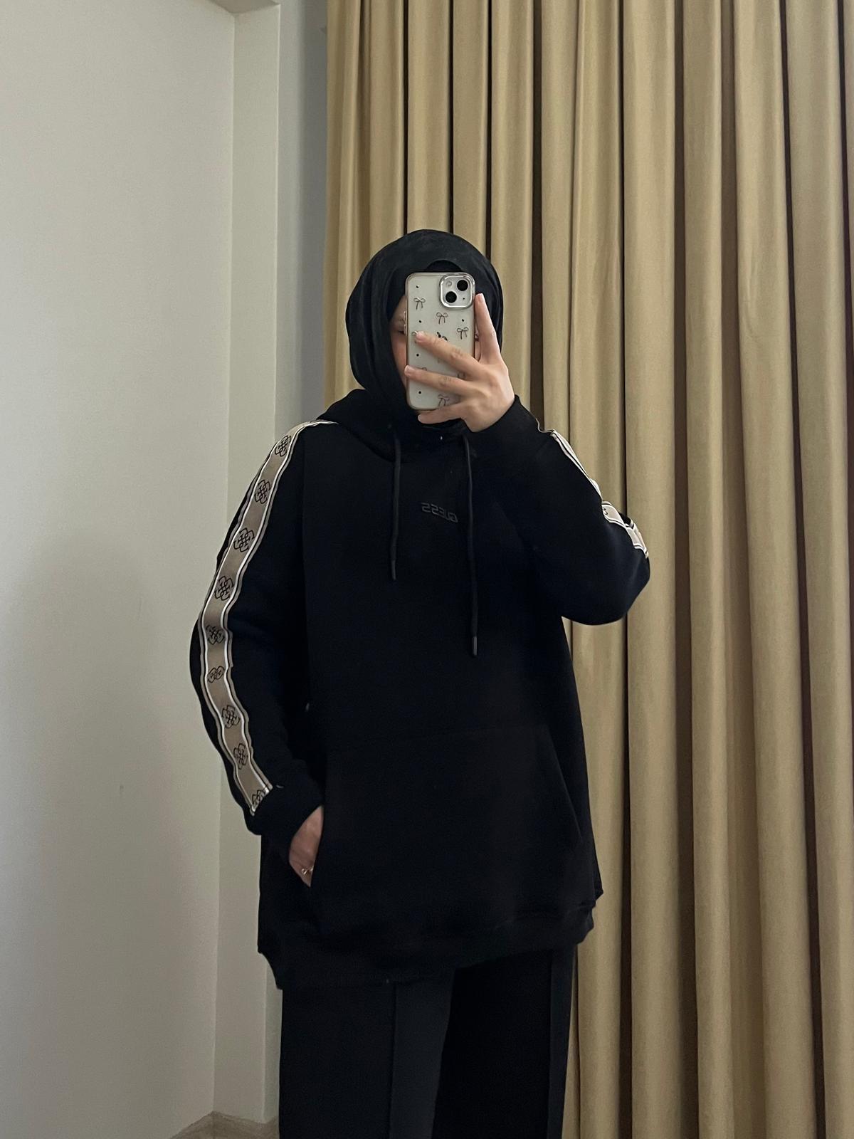 GUESS SWEAT/SİYAH