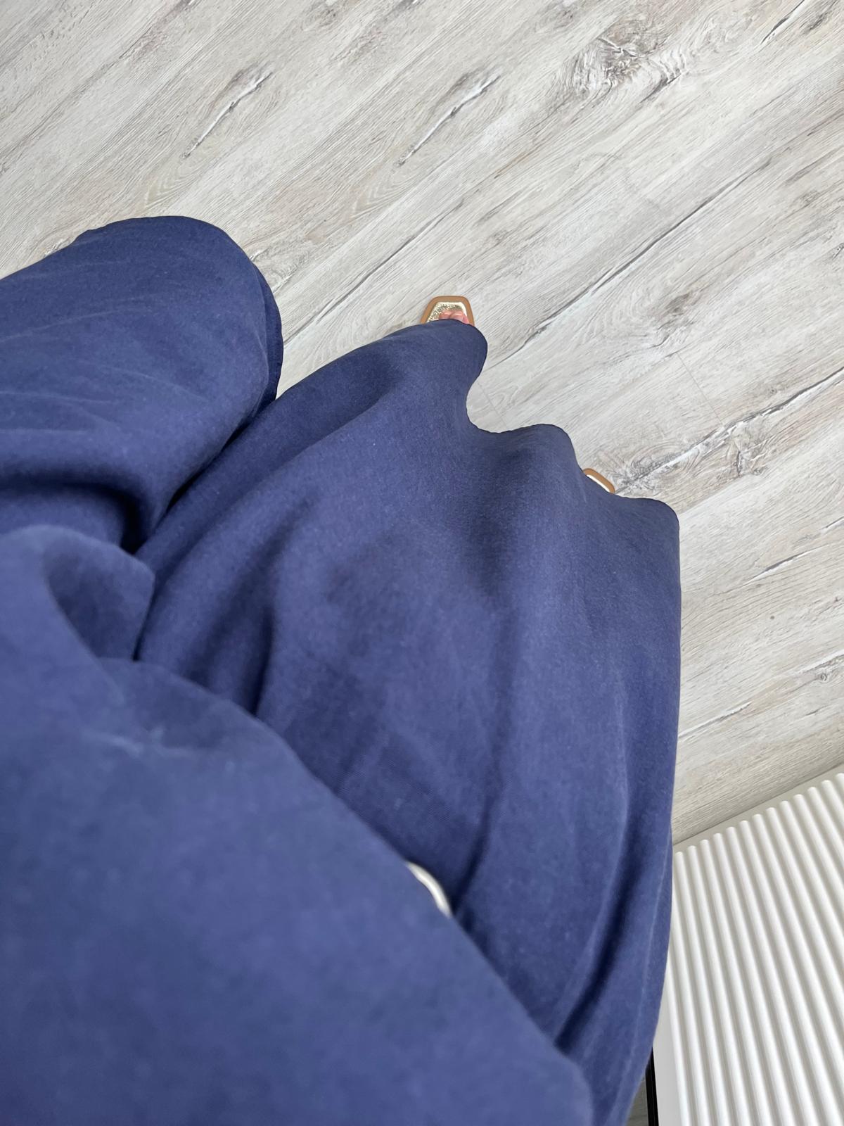 KETEN CROP TAKIM / LACİVERT