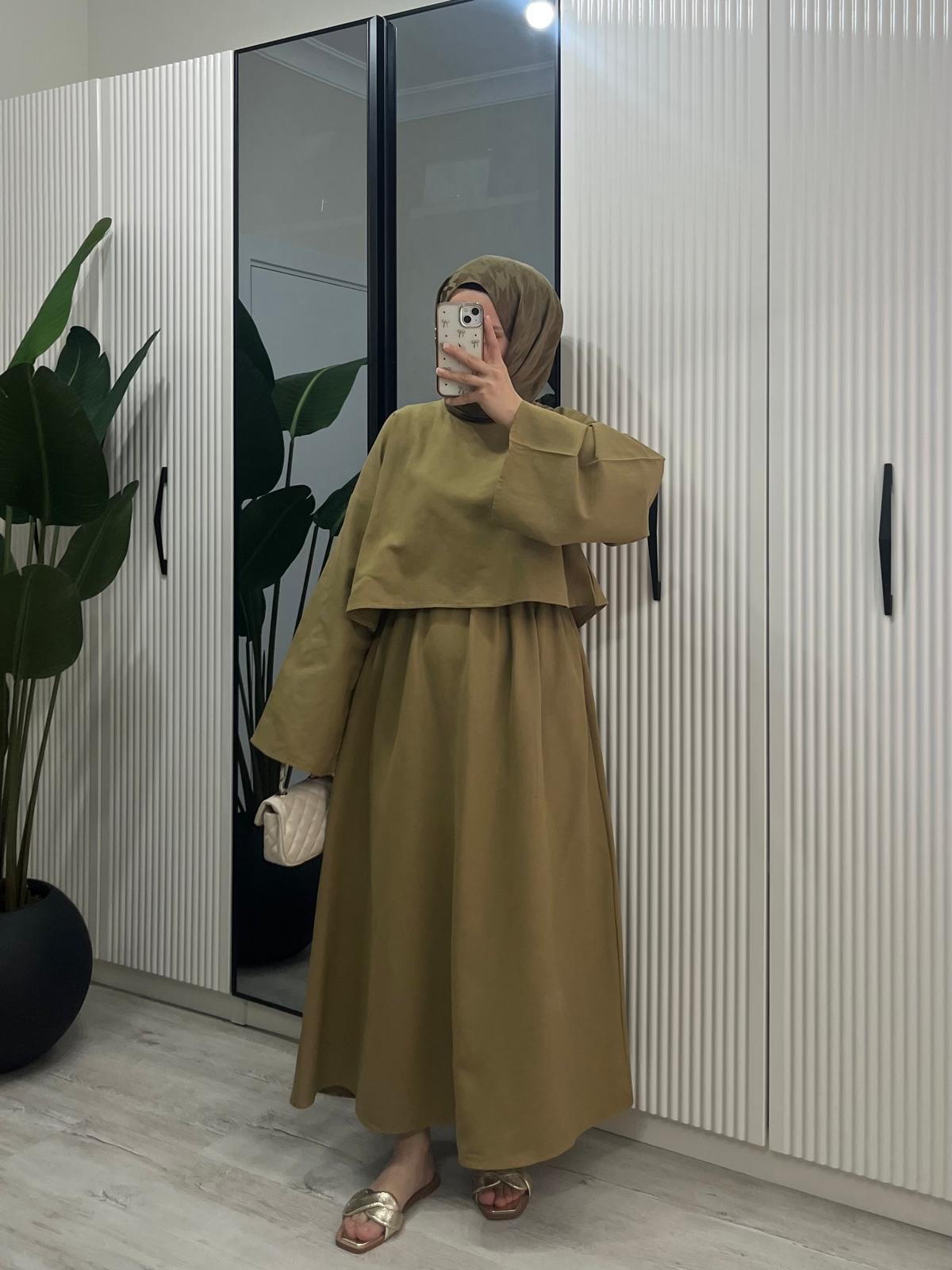 KETEN CROP TAKIM / OLİVE