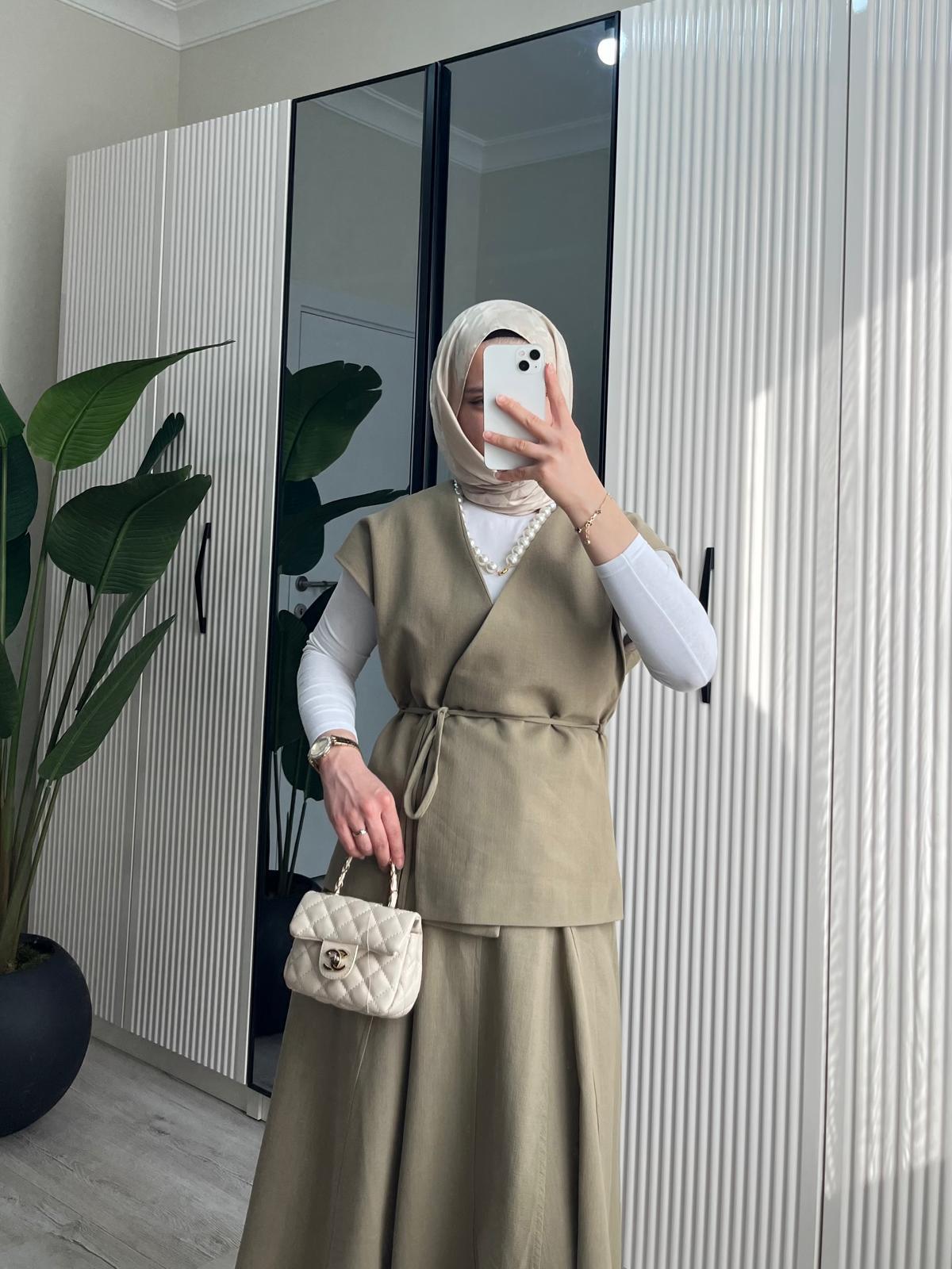 LAVİNYA KETEN TAKIM / HAKİ