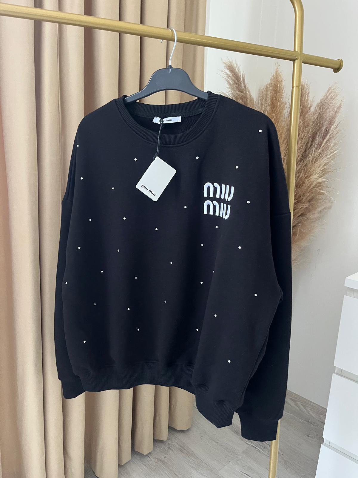 Muı Orj Etiketli Sweat | Siyah