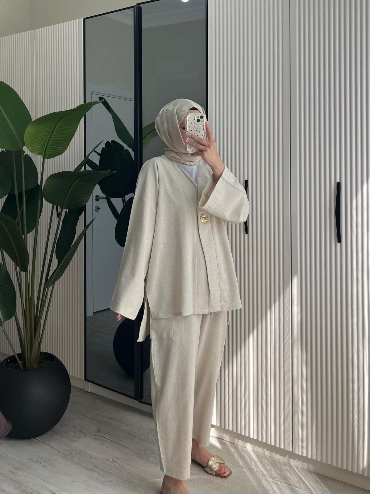 VERA Keten Takım / Bej