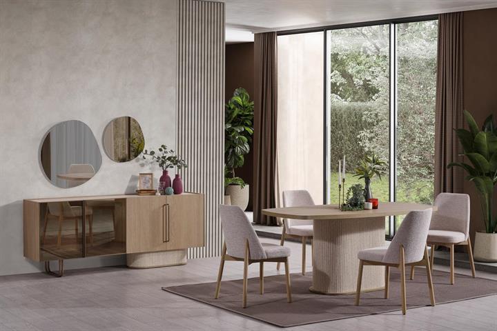 Dekorbizden Tual Yemek Odası Takımı