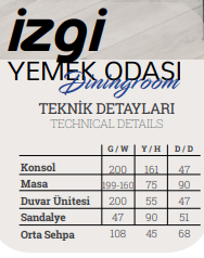 İzgi Tv sehpası