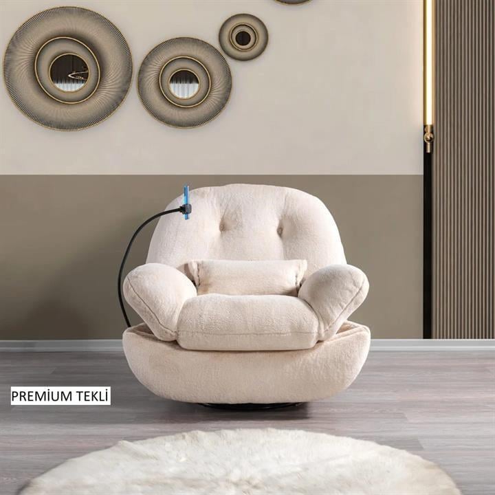 Premium Sallanan Baba Koltuğu Tavşan Tüyü