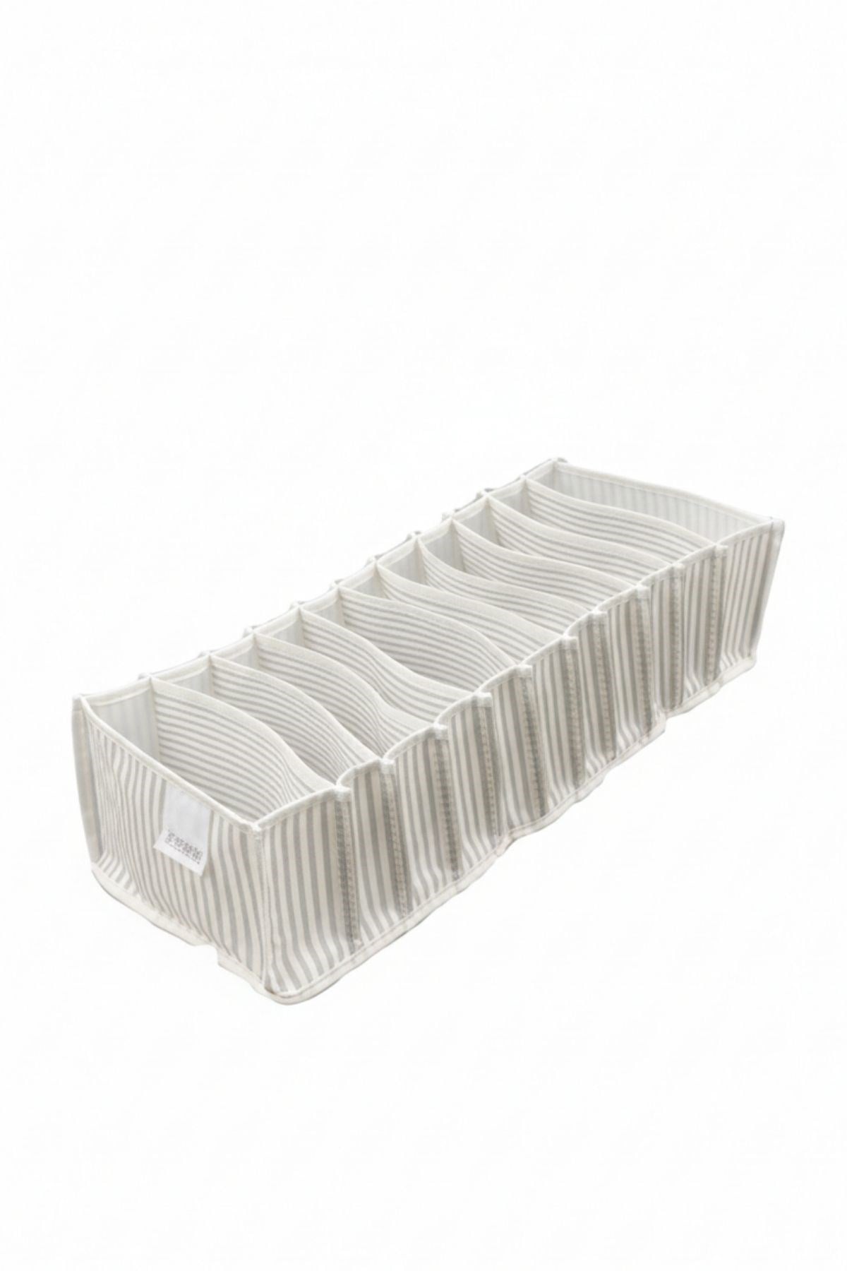 Akordiyon Organizer ( S ) Gri Gri Çizgili