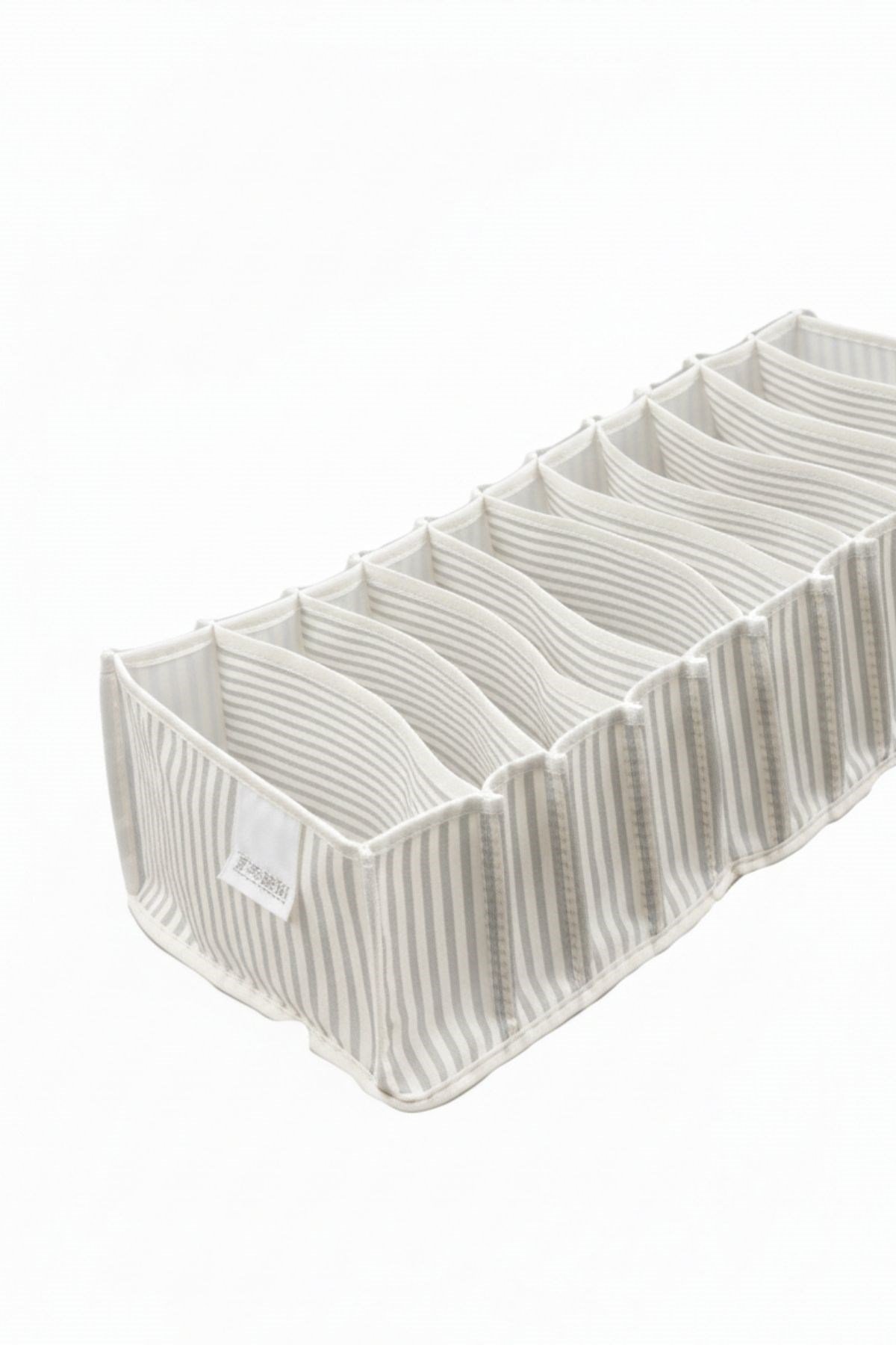 Akordiyon Organizer ( S ) Gri Gri Çizgili