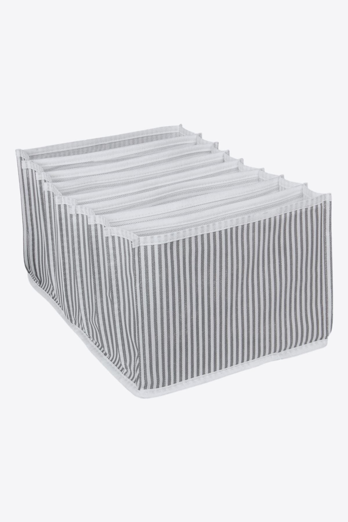 Akordiyon Organizer ( Xl ) Gri Gri Çizgili