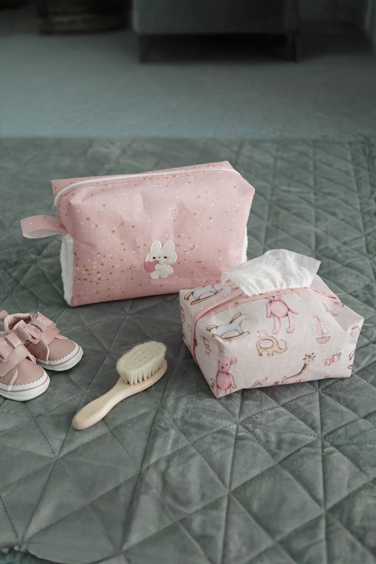 Baby 2 li Çanta İçi Düzenleyici Pembe Pembe