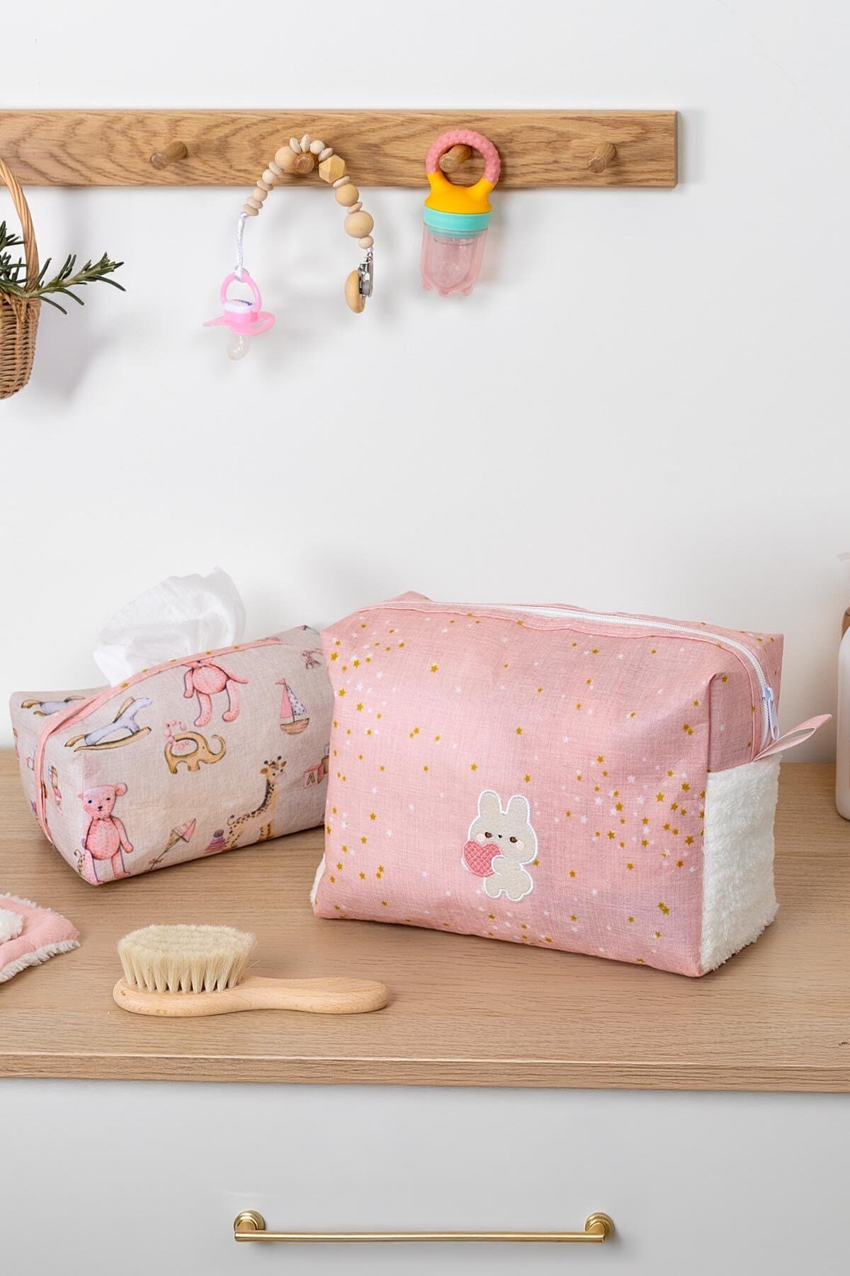 Baby 2 li Çanta İçi Düzenleyici Pembe Pembe