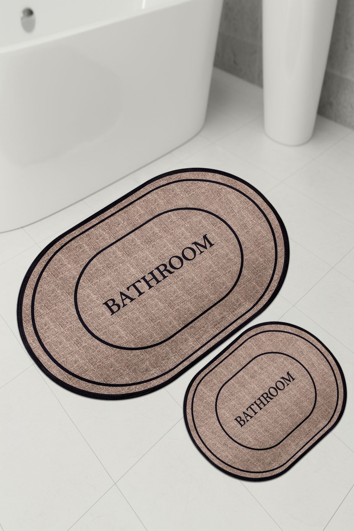 Eko Dijital 2 Li Klozet Takımı Bathroom Kahverengi