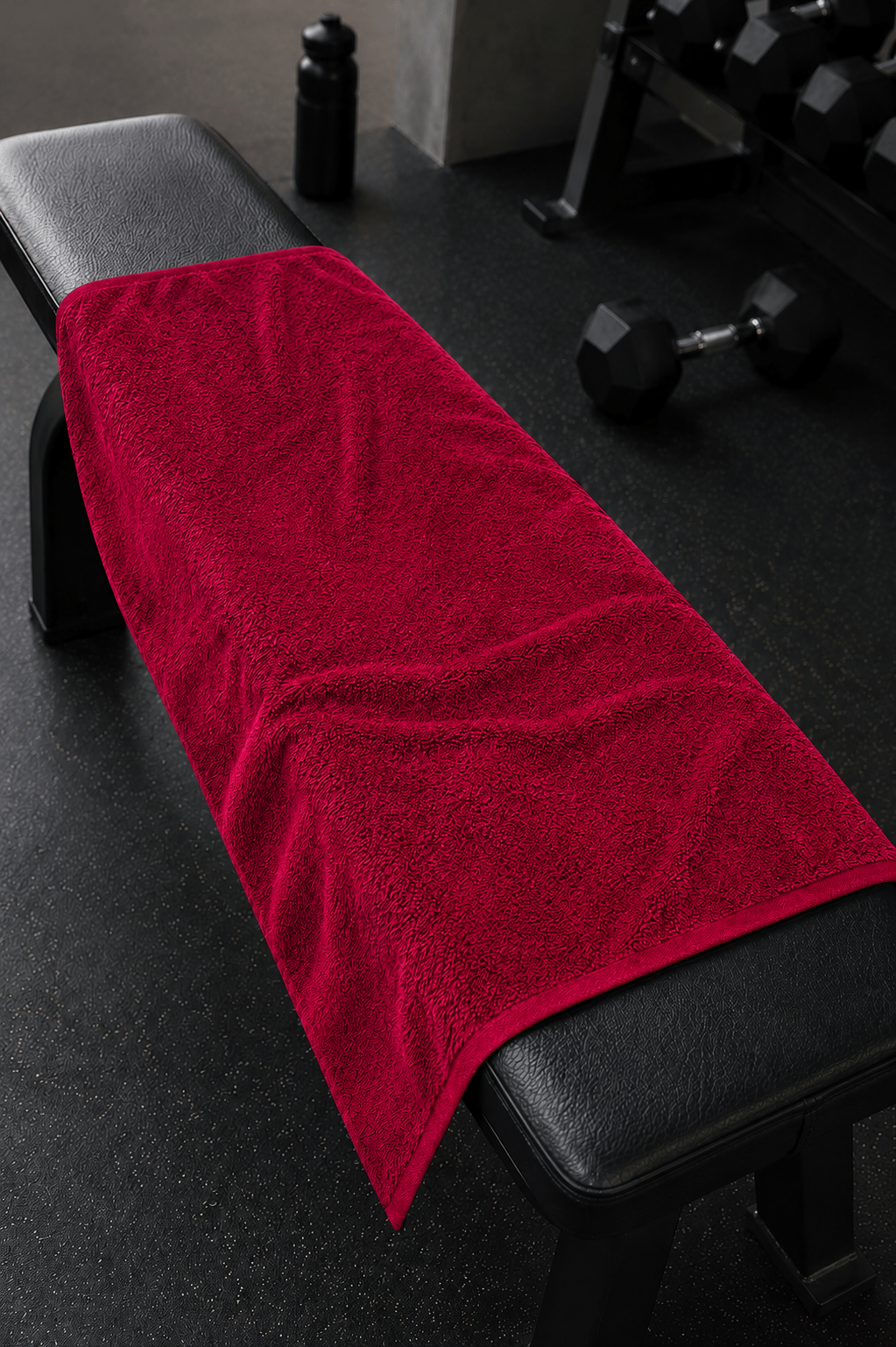 Kırmızı Spor Fitness Antrenman Havlusu 50x90 CM Kırmızı