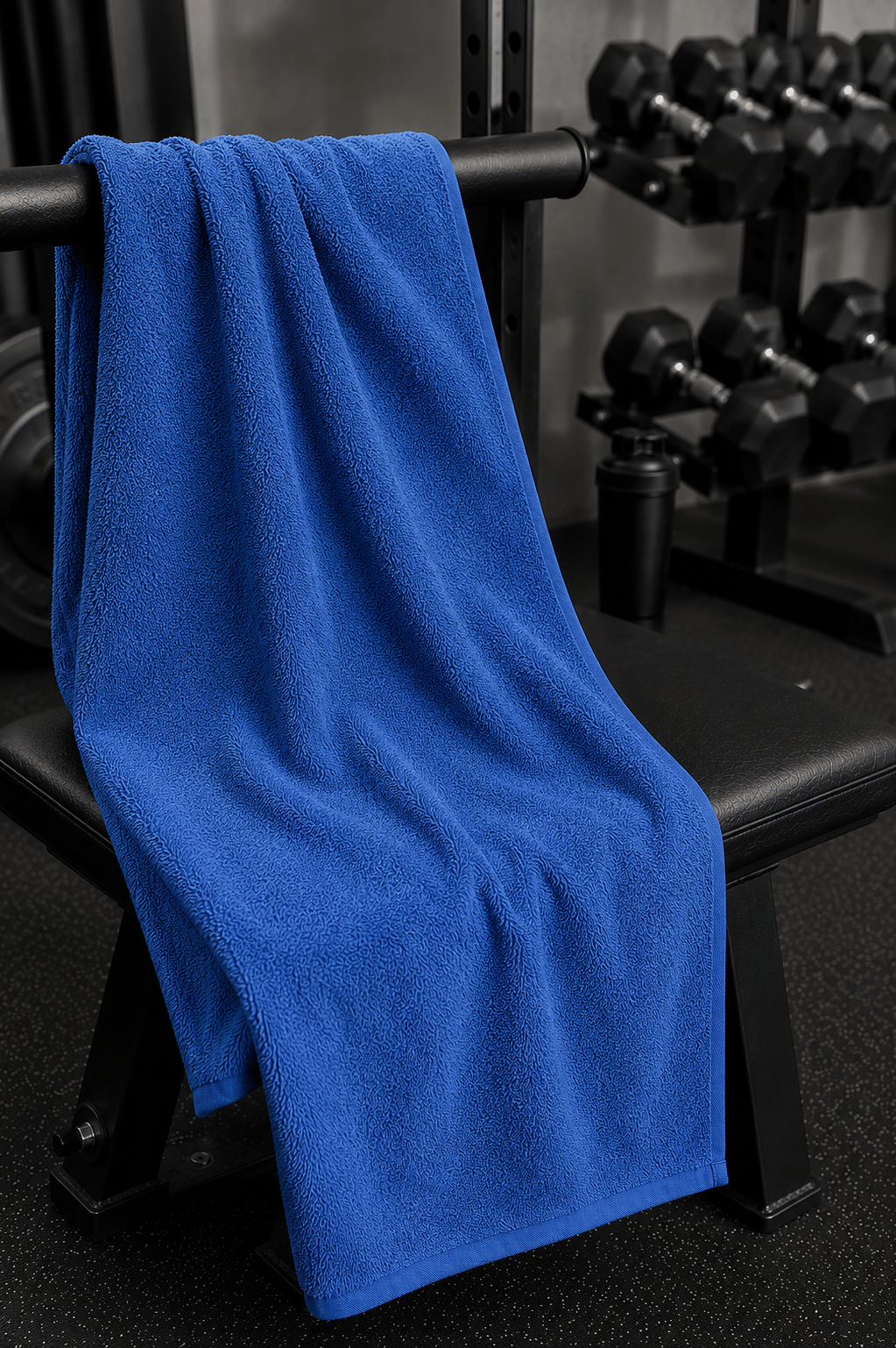 Lacivert Spor Fitness Antrenman Havlusu 50x90 CM Lacivert