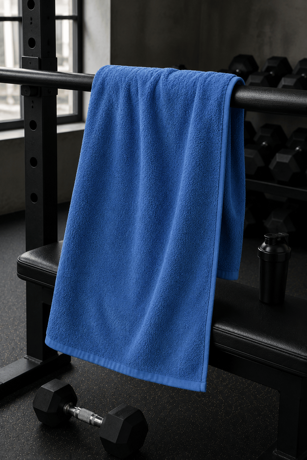 Lacivert Spor Fitness Antrenman Havlusu 50x90 CM Lacivert